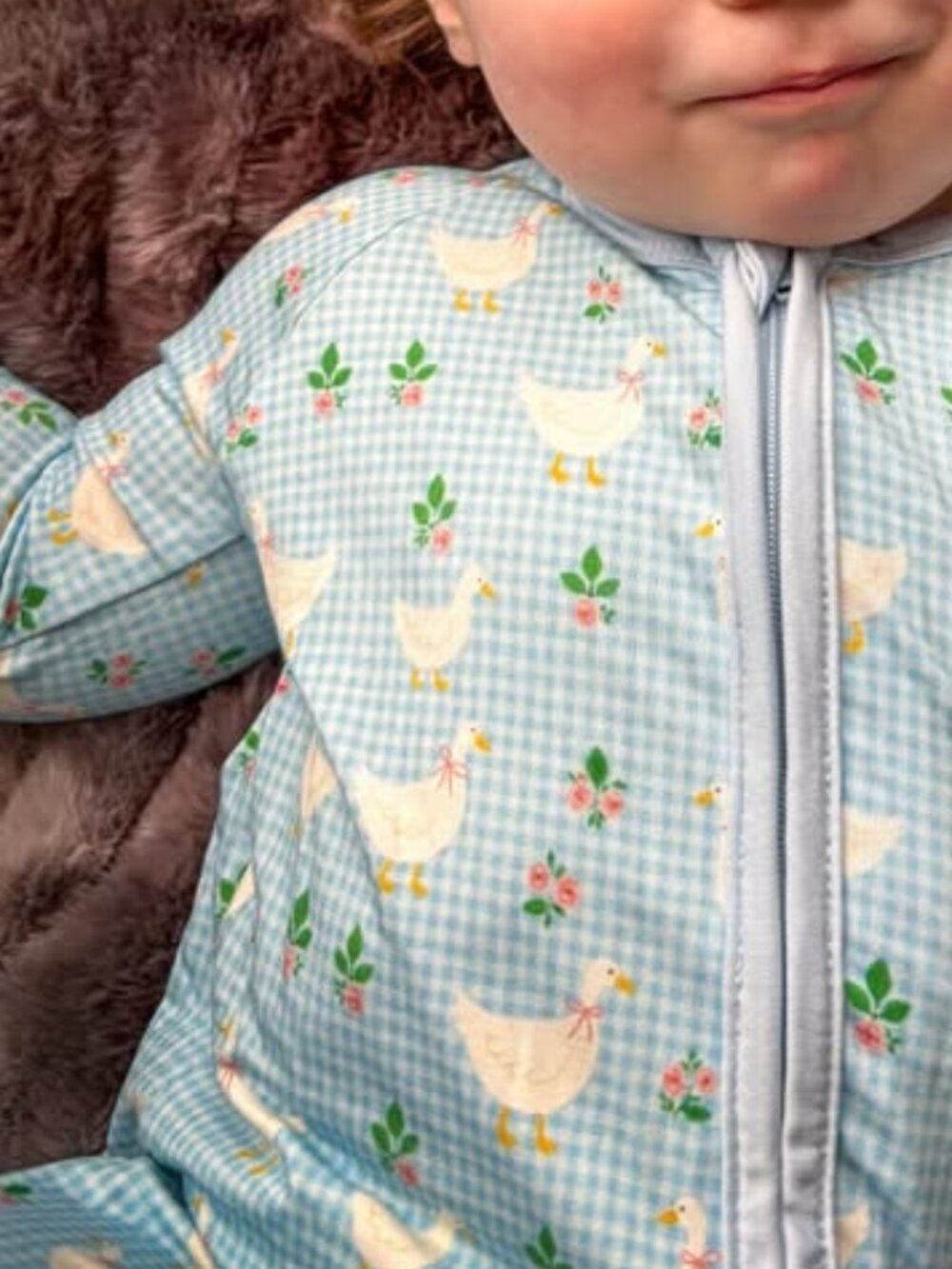 Silly Goose Bamboo Zippy Pajamas Baby 12-18M NWT Soft Stretchy Romper
